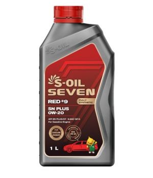 Моторное масло S-OIL SEVEN RED #9 SN PLUS 0W-20, 1л