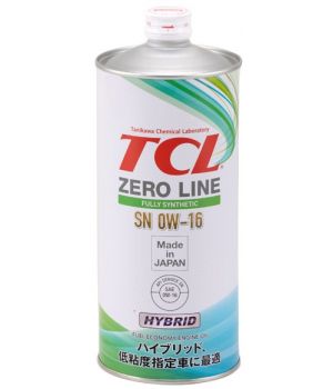 Моторное масло TCL Zero Line 0W-16 SN, 1л