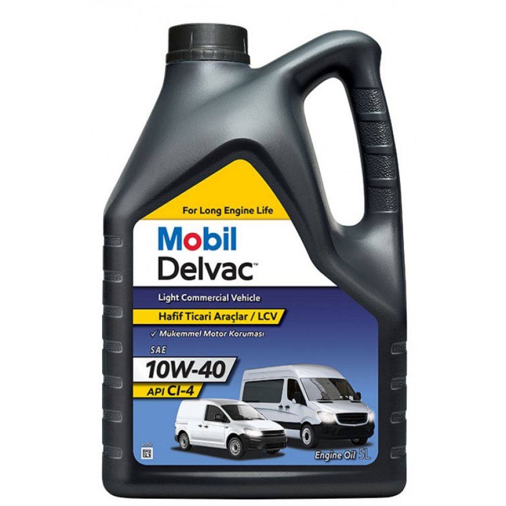 Моторное масло Mobil Delvac Light Commercial Vehicle 10W-40, 5л