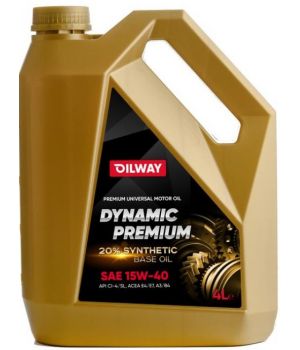 Моторное масло Oilway Dynamic Premium 15W-40, 4л