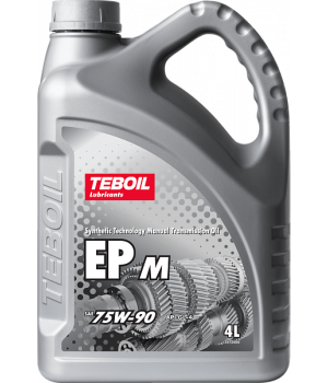 Трансмиссионное масло TEBOIL EP M 75W-90, 4л
