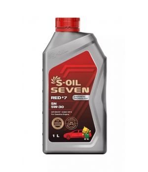 Моторное масло S-OIL SEVEN RED #7 SN 5W-30, 1л