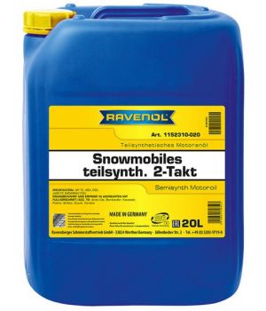 Масло для 2T снегоходов RAVENOL Snowmobiles Teilsynth 2-Takt, 20л