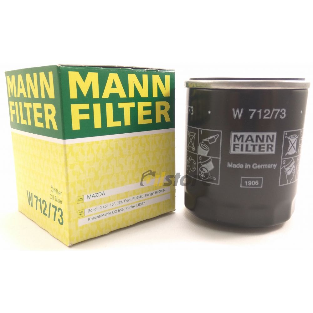 Масляный фильтр MANN-FILTER W 712/73