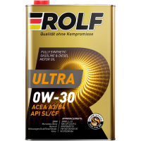 Моторное масло ROLF ULTRA 0W-30 A3/B4 SL/CF, 1л