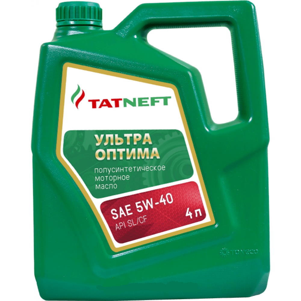 Моторное масло Татнефть Ультра-Оптима 5W-40, 4л