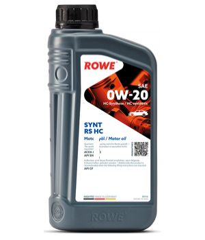 Моторное масло ROWE HIGHTEC SYNT RS HC 0W-20, 1л