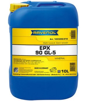 Трансмиссионное масло RAVENOL Getriebeoel EPX 90 GL-5, 10л
