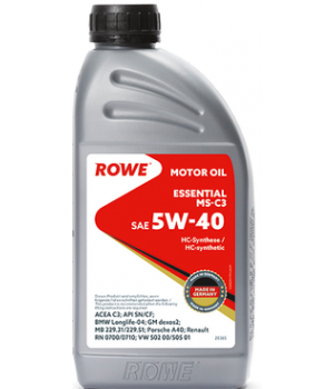 Моторное масло ROWE ESSENTIAL 5W-40 MS-C3, 1л