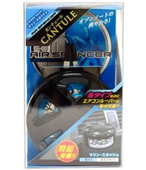 Ароматизатор EIKOSHA меловой Spirit Refill, холдер Air Spencer Cantule - MARINE SQUASH (набор),