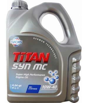 Моторное масло FUCHS Titan SYN MC 10W-40, 4л