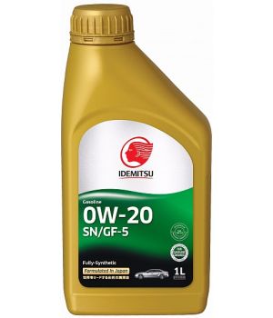 Моторное масло IDEMITSU 0W-20 SN/GF-5, 1л