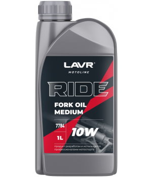 Вилочное масло LAVR MOTO RIDE FORK OIL 10W, 1л