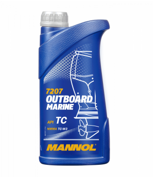 Моторное масло MANNOL Outboard Marine 2T, 1л