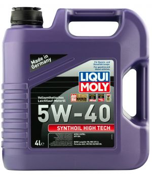 Моторное масло LIQUI MOLY Synthoil High Tech 5W-40, 4л