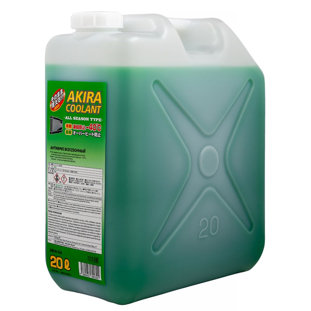 Антифриз AKIRA Coolant -40°C зеленый, 20л