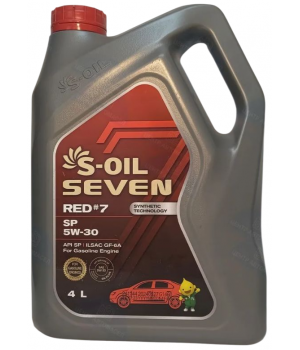 Моторное масло S-OIL SEVEN RED #7 SP 5W-30, 4л