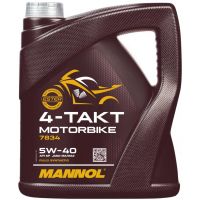 Моторное масло MANNOL 7834 4-TAKT MOTORBIKE 5W-40, 4л
