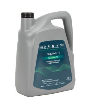 Моторное масло VAG LONGLIFE IV FE 0W-20, 5л