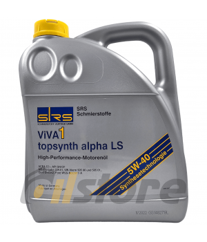 Моторное масло SRS VIVA 1 topsynth alpha LS 5W-40, 4л