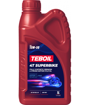 Моторное масло TEBOIL 4T SUPERBIKE 15W-50, 1л