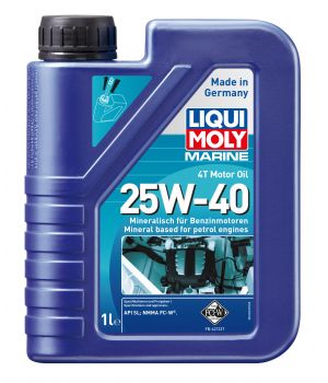 Моторное масло для лодок LIQUI MOLY Marine 4T Motor Oil 25W-40, 1л