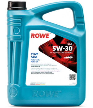 Моторное масло ROWE HIGHTEC SYNT ASIA 5W-30, 5л