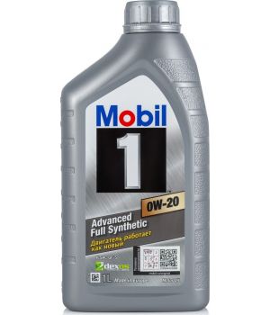 Моторное масло Mobil 1 0W-20, 1л