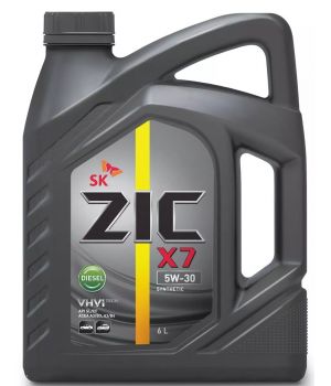 Моторное масло ZIC X7 Diesel 5W-30, 6л.