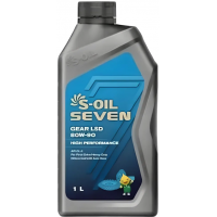 Трансмиссионное масло S-OIL SEVEN GEAR LSD 80W-90, 1л