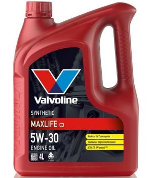 Моторное масло Valvoline MaxLife C3 5W-30, 4л