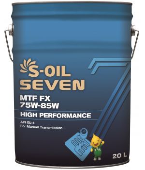 Трансмиссионное масло S-OIL SEVEN MTF FX 75W-85W, 20л
