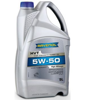 Моторное масло RAVENOL HVT High Viscosity Turbo Oil 5W-50, 5л