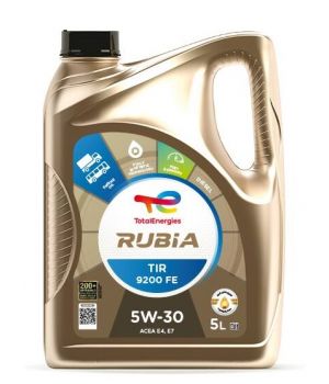 Моторное масло TotalEnergies RUBIA TIR 9200 FE 5W-30, 5л