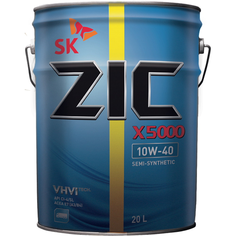Моторное масло ZIC X5000 10W-40, 20л