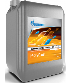 Компрессорное масло Gazpromneft Compressor F Synth-68, 20л