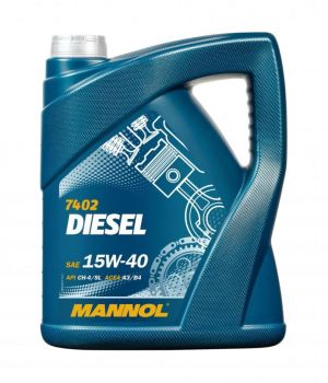 Моторное масло MANNOL 7402 DIESEL 15W-40, 5л