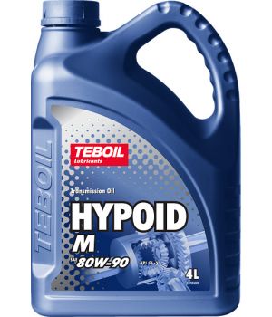 Трансмиссионное масло TEBOIL HYPOID M 80W-90, 4л