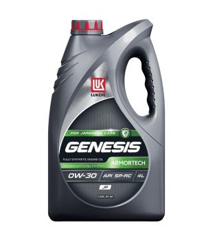Моторное масло Лукойл Genesis Armortech JP 0W-30, 4л