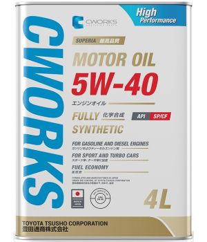 Моторное масло CWORKS SUPERIA OIL 5W-40 SP/CF, 4л