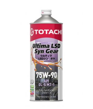Трансмиссионное масло TOTACHI Ultima LSD Syn-Gear 75W-90 GL-5, 1л
