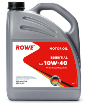 Моторное масло ROWE ESSENTIAL 10W-40, 5л