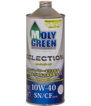 Моторное масло MolyGreen Selection​​​​​​​ SN/CF 10W-40, 1л