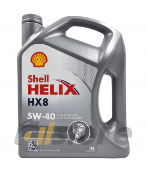 Моторное масло SHELL Helix HX8 Synthetic 5W-40 SP, 4л