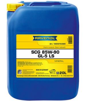 Трансмиссионное масло RAVENOL SCG Super Construction Gear 85W-90 GL-5 LS, 20л