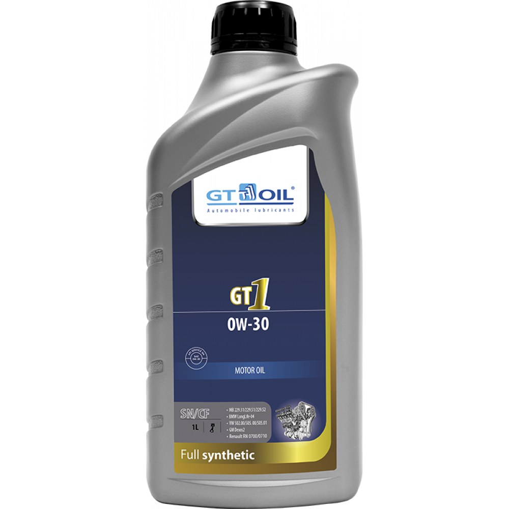 Моторное масло GT OIL GT1 0W-30 SN/CF, 1л Моторное масло GT OIL GT1 0W-30 SN/CF, 1л