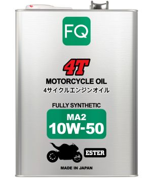Моторное масло FQ 10W-50 4T MA2/SP FULLY SYNTHETIC (ESTER), 4л