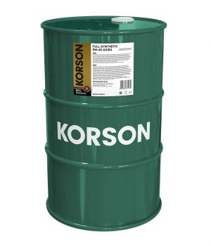 Моторное масло KORSON FULL SYNTHETIC A3/B4 5W-40, 60л
