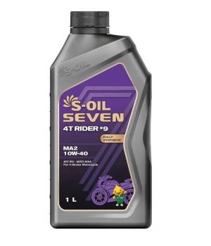 Моторное масло S-Oil 7 4T RIDER #9 MA2 10W-40, 1л