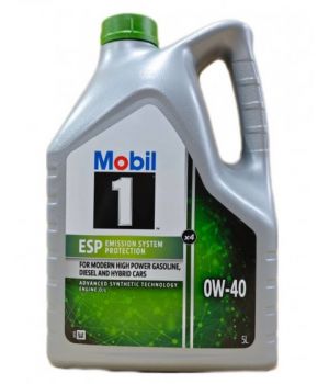 Моторное масло MOBIL 1 ESP X4 0W-40, 5л